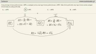Zadanie  podwójna podwyżka cen [upl. by Clava]