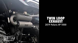 HMF™ Twin Loop Exhaust System vs Polaris RZR Stock [upl. by Kall]