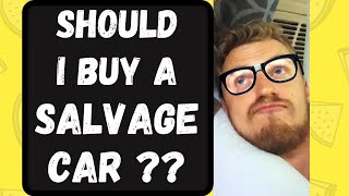 What is a salvage car Should I buy one or stay away Good and bad cars at insurance auctions [upl. by Rennie387]