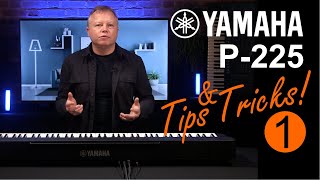 Yamaha P225 Playing Tips  Layering Voices [upl. by Ecienal]