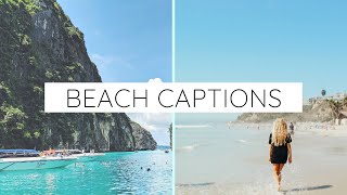 Beach Captions for Instagram [upl. by Sipple]