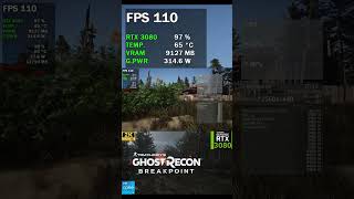 Ghost Recon Breakpoint 1440p Performance RTX 3080 [upl. by Anihpesoj]