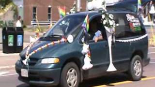 GAY PRIDE PARADE Moncton NB Canada [upl. by Yznel]