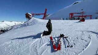 Snowboard day  Nevados de Chillan 4K [upl. by Hilbert]