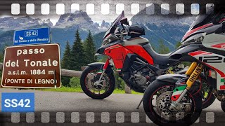 Passo del TONALE  TONALE in moto  Multistrada 1200  Multistrada Enduro [upl. by Ylenaj]