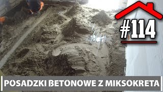 114 Posadzki maszynowe krok po kroku Wylewka betonowa Wylewka na ogrzewanie podłogowe Miksokret [upl. by Constancia747]