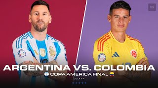 Live Streaming Copa America 2024  Argentina vs Kolombia Final Copa America 2024 [upl. by Eciuqram239]