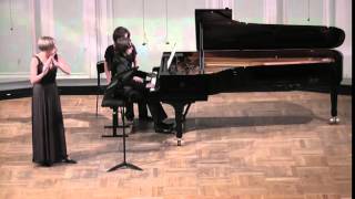 Eugène Bozza  Agrestide Olga Ivusheikova flute Jacob Katsnelson piano [upl. by Sherburne538]