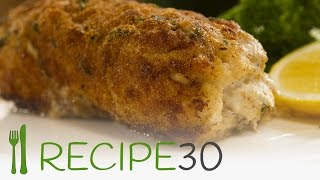 Make your own Chicken Cordon Bleu with crusty herb coating [upl. by Eemak801]