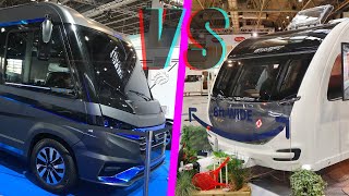 Motorhome Vs Caravan Which is best [upl. by Ynaffets]