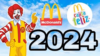 LAS Próxima promociones de la cajita feliz Mcdonalds 2024 [upl. by Airreis]