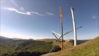 Fuhrländer FL2500  Kazanlak Bulgaria Windturbine [upl. by Lilybelle]