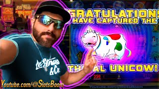 GOT THE MYTHICAL UNICOW MAX BET Invaders Return From the Planet Moolah  CASINO SLOTS BONUS [upl. by Conover]