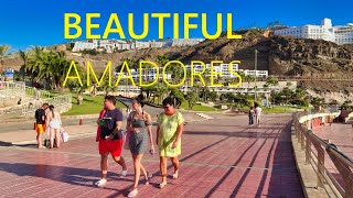 Playa Amadores GRAN CANARIA Spain 2024 🇪🇸 🔴 NEW Walking Tour in Canary Islands 4K UHD [upl. by Carmelle]