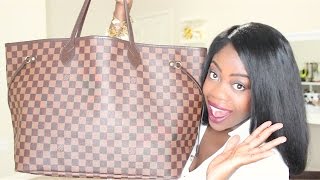 Louis Vuitton Neverfull GM Damier Ebene  Unboxing [upl. by Ahsi]