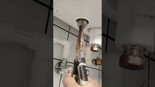 Cleaning process of water heater dirt [upl. by Kennett311]