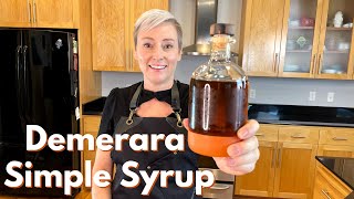 How to make Demerara Simple Syrup [upl. by Akili]