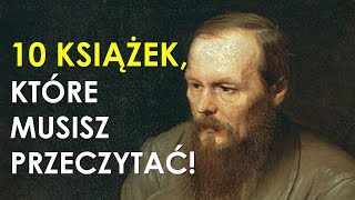 10 książek które inteligentny człowiek musi przeczytać  Dostojewski Orwell Vonnegut [upl. by Airlee593]