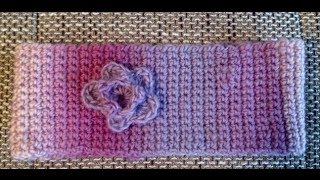 Una banda para el pelo  Cinta en crochet de BerlinCrochet [upl. by Male]