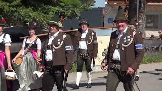 Festzug der Gebirsschützenkompanie Inzell Oberbayern  2023 [upl. by Marje957]