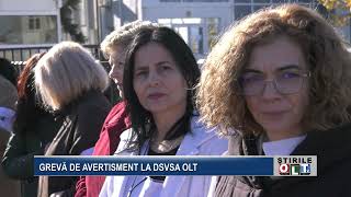 GREVA DE AVERTISMENT LA DSVSA OLT [upl. by Annaj]