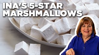 Ina Gartens 5Star Homemade Marshmallows  Barefoot Contessa  Food Network [upl. by Yticilef]