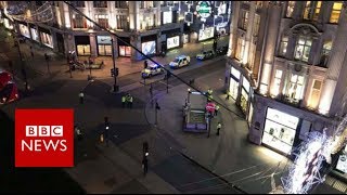 Oxford Circus Incident Shops evacuated around Oxford Circus Tube station  BBC News [upl. by Tarr958]