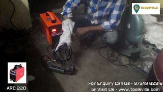 Unbelievable Portable Welding Machine ARC 220 MOSFET 6 4mm rod welding  Call Now  7829055044 [upl. by Meehyr]