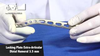 Locking Plate Extra Articular Distal Humeral 35 mm [upl. by Odnalo]