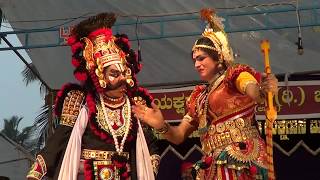 Yakshagana  Thenku Badagu  Draupadi Prathapa  15 [upl. by Bushweller]