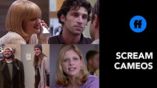 Scream Franchise  36 Celebrity Cameos You Might Have Missed  31 Nights of Halloween [upl. by Enidan830]