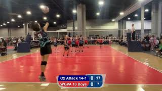 C2 Attack 141 vs WGVA 13 Boys at SRVA Regionals 05052024 [upl. by Rayford]