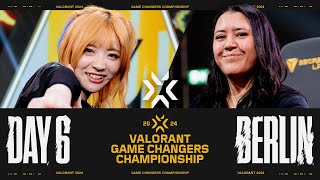 VALORANT Game Changers Championship  Lower Round 3  Day 6 [upl. by Ellenwad]