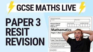 ⚡️ GCSE MATHS REVISION ⚡️ [upl. by Eynobe]