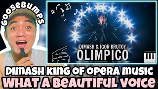 Dimash Kudaibergen amp Igor Krutoy  Olimpico  REACTION [upl. by Elletnuahs]