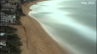 Narrabeen Beach erosion and recovery timelapse April 2015 storm [upl. by Ynnus444]