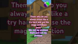 Not my problem 😊  robloxmm2 credits Aati Plays [upl. by Marlee]