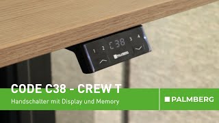 Crew T Bedienelement Handschalter mit Display und Memory  Fehlercode C38Initialisieren [upl. by Digirb]