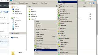 1417  Git  TortoiseGit Demo 2 [upl. by Kendricks]