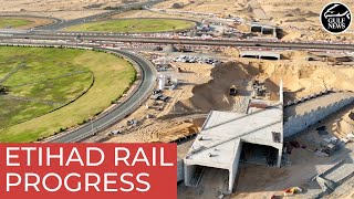 Watch How work on UAEs Etihad Rail has progressed [upl. by Geiger]