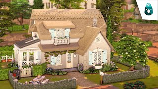 SMALL FAMILY COTTAGE 🌺  The Sims 4 Cottage Living Speed Build [upl. by Sorazal571]