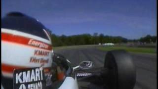 1993 nigel mansell lexington ohio 200 indycar grand prix pole position lap onboard [upl. by Nolubez]