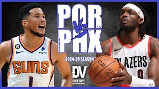 Portland Trail Blazers vs Phoenix Suns Full Game Highlights  Nov 02 2024  Regular Season [upl. by Ayotak]