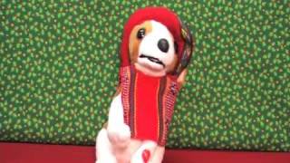 Christmas Singing Puppy Donde Esta Santa Claus [upl. by Weissberg]