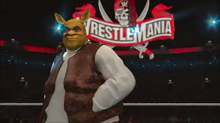 WWE 2k22 Created Superstar Royal Rumble Movie Character Rivalries [upl. by Lexine]