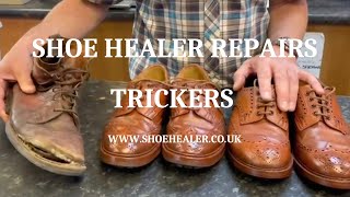 Old Trickers Shoes amp Boots In For Repair amp Appraisal  The Shoe Healer [upl. by Eneryt66]