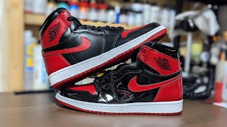 JORDAN1 Patent Bred をMatte Custom [upl. by Aicrag108]