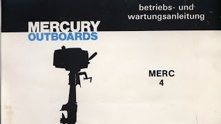 Mercury 4PS Betriebsanleitung und Wartung original Manual vollständiges Handbuch [upl. by Beach135]