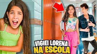 FILMEI LORENA ESCONDIDO NA ESCOLA E OLHA O QUE EU DESCOBRI Será que a letra é dele [upl. by Eatton]