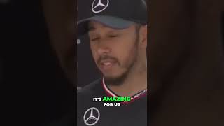 Lewis Hamilton Post Race Interview After Finishing P2  🇧🇪 🏁🎤 [upl. by Asyen783]